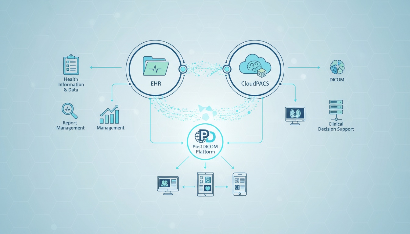 CloudPACS Integratie Met Elektronisch Patiëntendossier - Gemaakt door PostDICOM